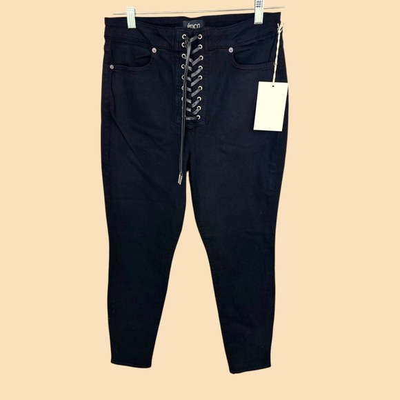 Etica NWT size 31‎ black Giselle high rise skinny jeans